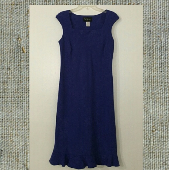 S.L. Fashions Dresses & Skirts - Elegant Flowey Evening Dress